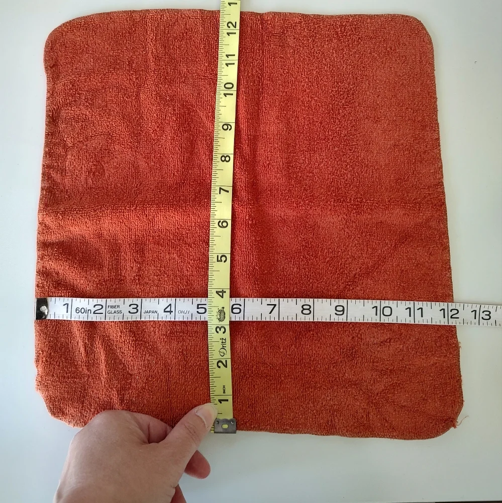 Fieldcrest Vintage 1970s, 1980s Burnt Orange Bath Towel And Wash Cloth Set USA